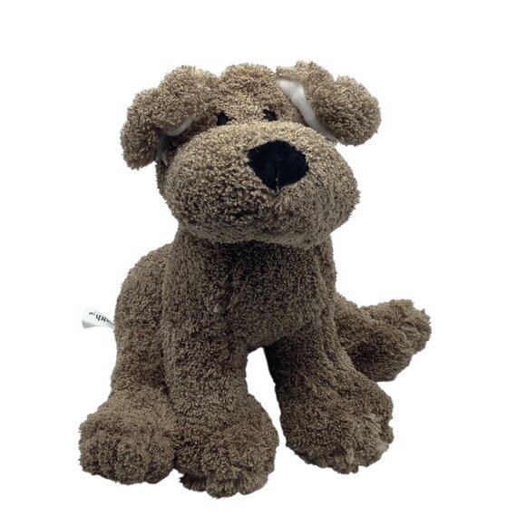 Commonwealth 2000 Brown Plush Puppy Dog Toy Stuffed Animal Sitting 8" Y2K - Picture 1 of 7